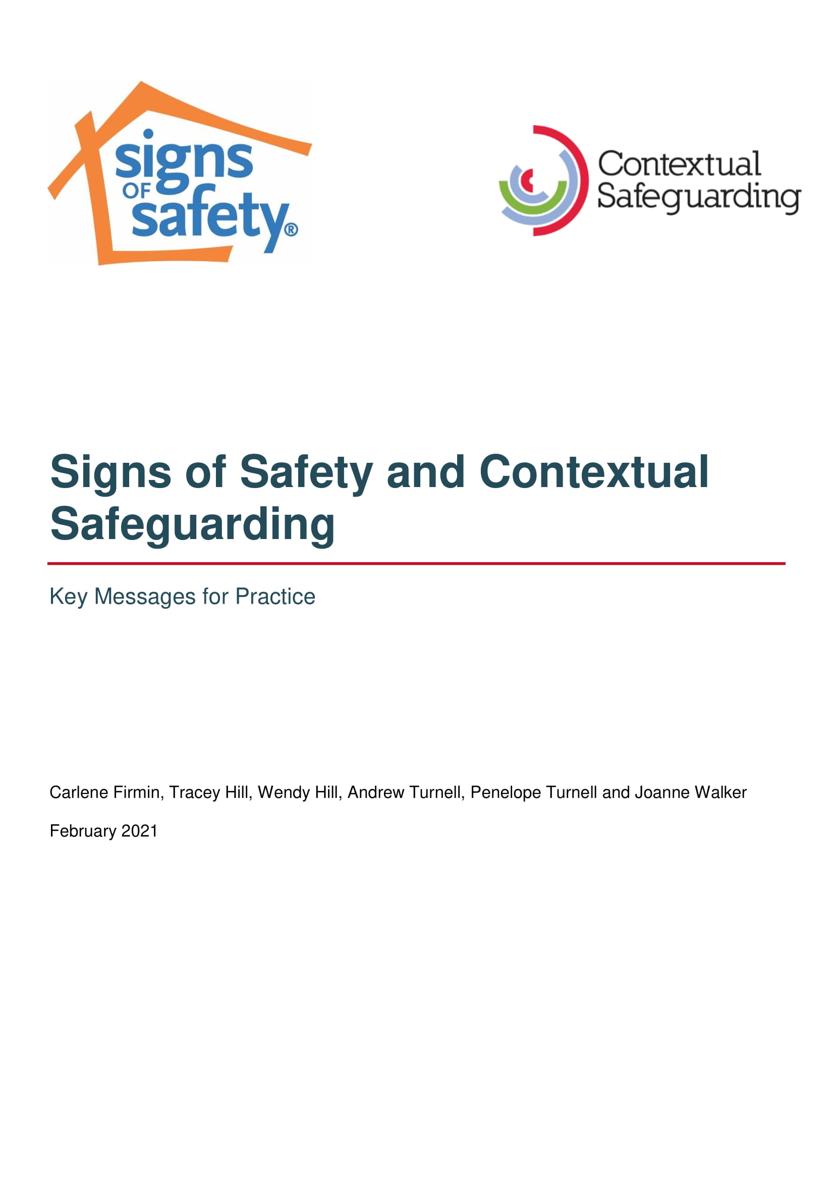 Signs Of Safety And Contextual Safeguarding | Contextual Safeguarding